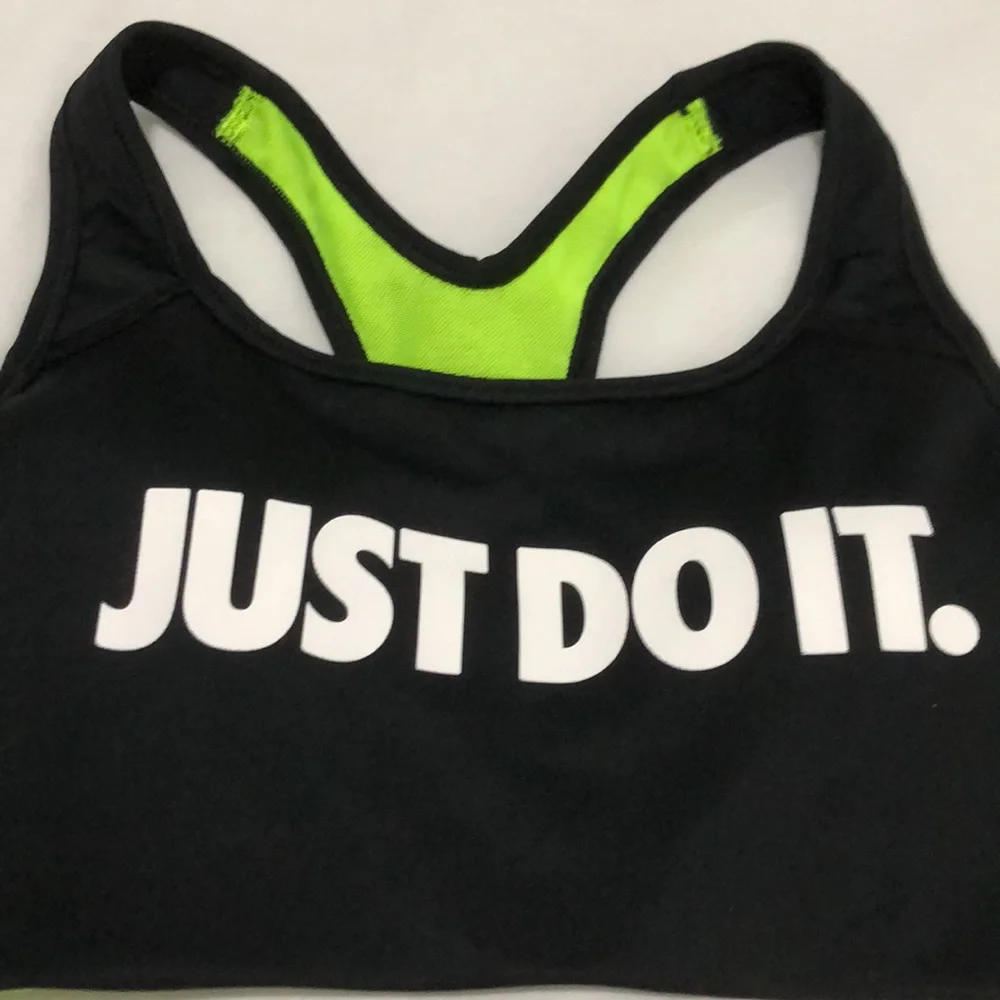 Nike Womens Pro Classic Just Do It Sports Bra Womens Size XS - Picture 2 of 10